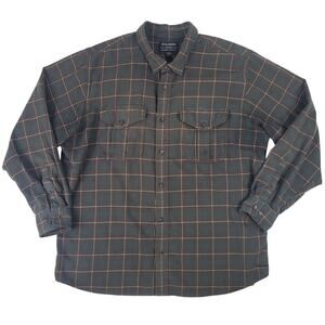Filson Alaskan Guide Lightweight Plaid Flannel Shirt | Green | Men's Sz XXL